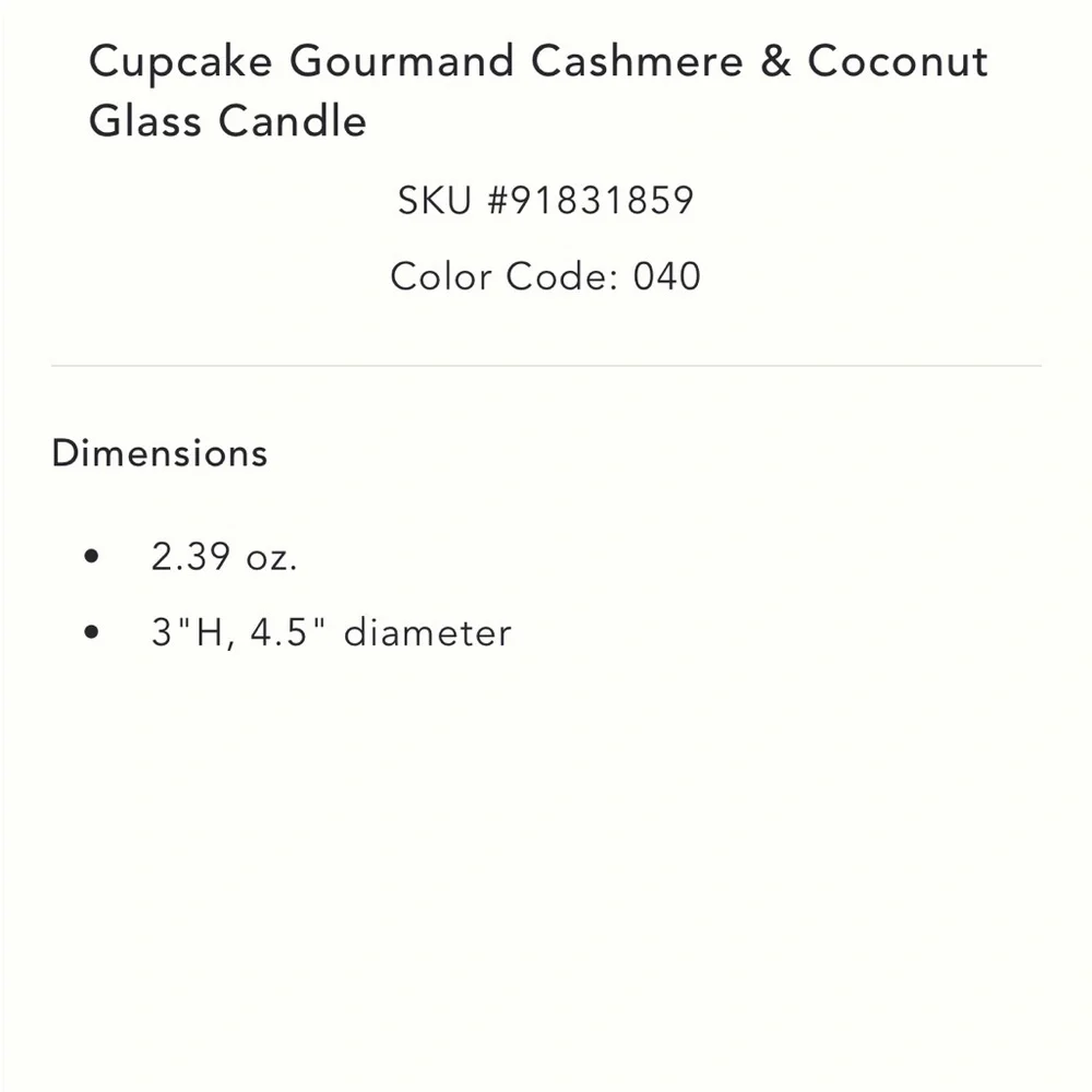 Cupcake candle